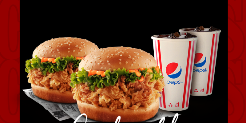 KFC Zinger Trio Deal For Rs.1250 4 