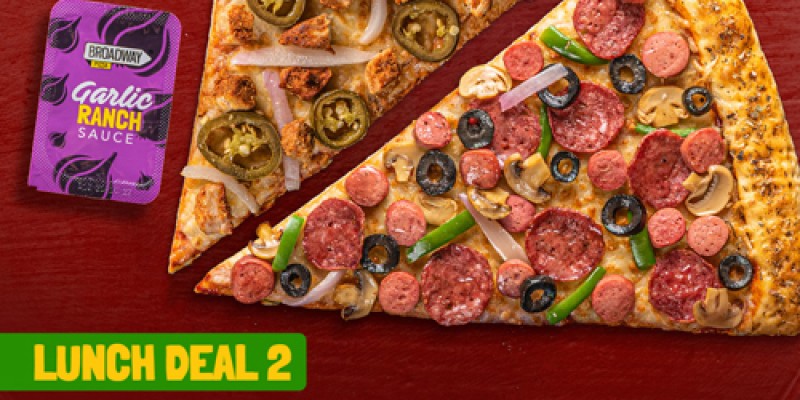 Broadway Pizza Lunch Deal 1 For Rs.579 4 