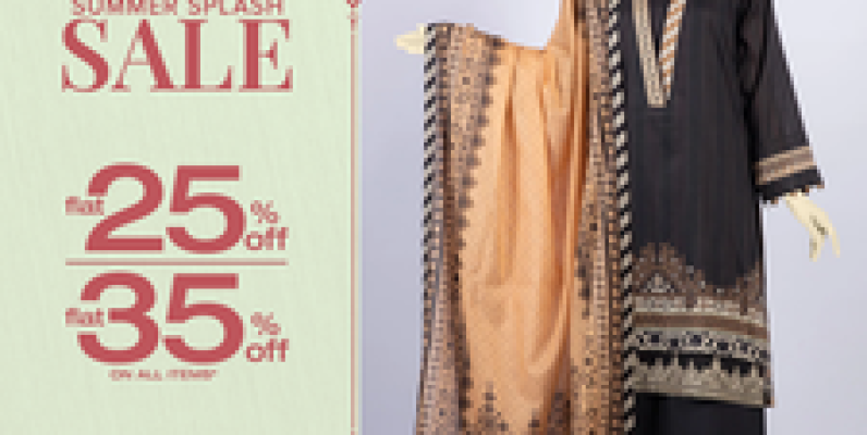 MTJ - Tariq Jamil Summer Splash Sale Flat 25% & 35% off 4 