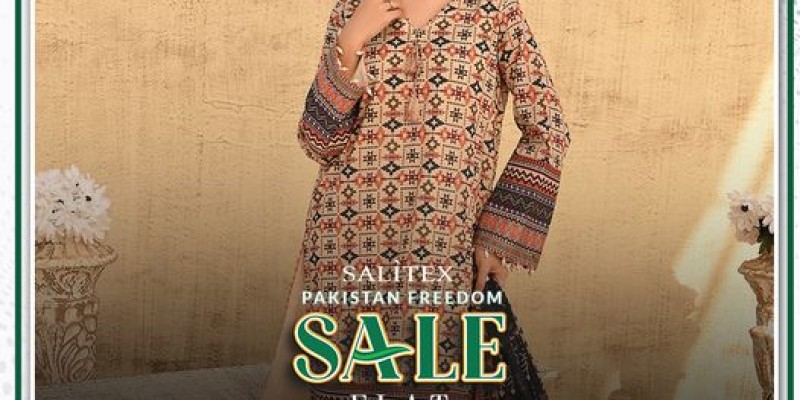 SALITEX Pakistan-freedom Sale: Flat 40% & Flat 25% Off on All Items! 4 