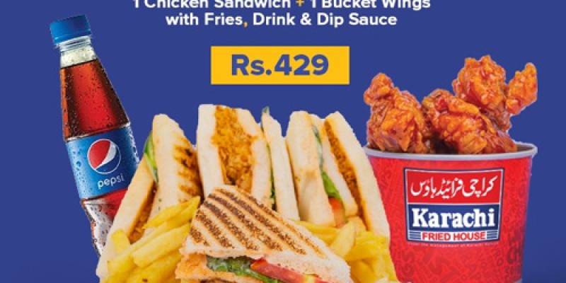 Karachi Fried House Offering Deal 10 For Rs.1649/- 5 