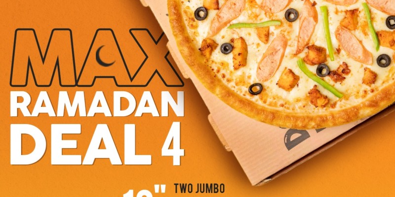 Pizza Max! Iftar Deal 4 Just Rs.2799/-+ taxes 5 