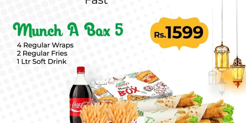 Timmy's Dawat e Ramadan Munch Box 6 Deal! Just Rs.1799/- 7 
