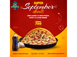 24 Wall Street Pizza Super September Deal 1 For Rs.799image-207