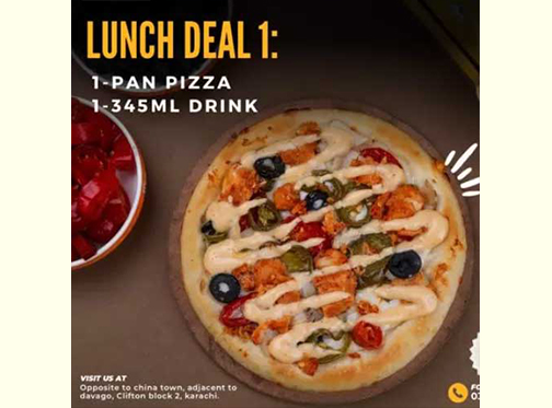 The Street Pizza Lunch Deal 1 For Rs.350image-754