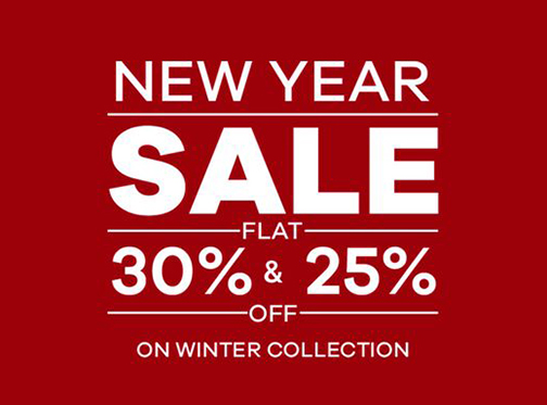 Declare New Year Sale Flat 25% & 30% Offimage-981