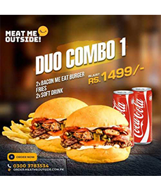Meatmeoutside! Duo Combo Deal 1 For Rs.1499image-859