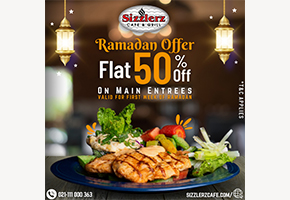 Sizzlerz Cafe & Grill FLAT 50% off on All Main Entreesimage-363