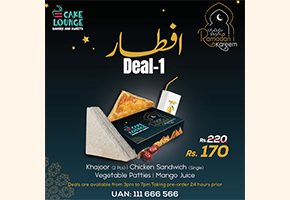 Cake Lounge Iftar Deal 1 For Rs.170image-886
