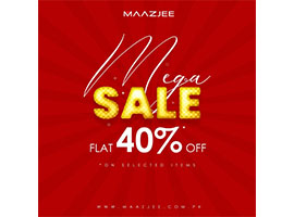 Maazjee! FLAT 40% off on Selected Itemsimage-874