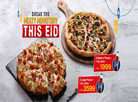 Domino's Pizza Eid Deal! in Rs. 1999image-590