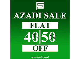 Unique Fitness Azadi Sale Flat 40% & 50% offimage-734