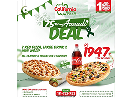 California Pizza 75th Azaadi Deal For Rs.1947/-image-616