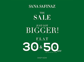 Sana Safinaz! Azadi Sale FLAT 30% &  50% off on Selected itemsimage-914