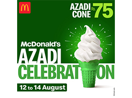 McDonald's Azadi CONE Rs.75image-624