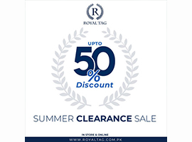 Royal Tag Summer Clearance Sale! Upto 50% off on Entire Stockimage-750