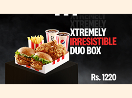 KFC Xtremely Irresistible Duo Box in Rs. 1220image-635