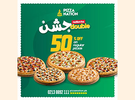 Pizza Nation 50% off on Regular Pizzaimage-637
