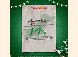 Tandoor's Azadi Offer 14% Discountimage-288