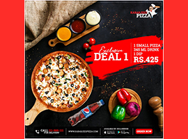Kababjees Pizza Exclusive Deal 1 For Rs.425image-642