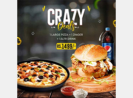 Pizza One Crazy Deal For Rs.1499image-647