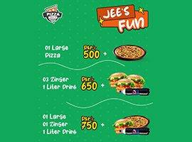 Pizza Jee's Enjoy our Fun Deals to satisfy your Cravingsimage-649