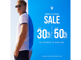 Equator Stores Summer Clearance Flat 30% & 50% Offimage-790