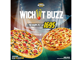 Yellow Taxi Pizza Co. Wicket Buzz Deal 1 For Rs.1695image-670