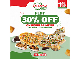 California Pizza Flat 30% Discountimage-683
