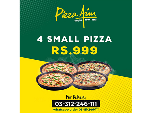 Pizza Aim Delicious Pizza Deal 1 For Rs.999image-691
