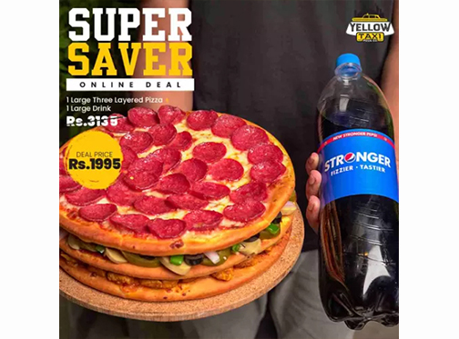 Yellow Taxi Pizza Co. Super Saver Deal 1 For Rs.1995image-697