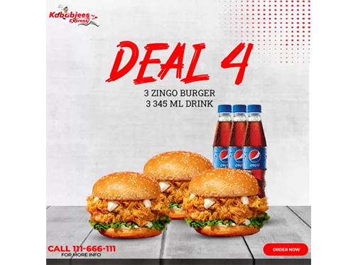 Kababjees Express! Express Deal 4 For Rs.999image-703