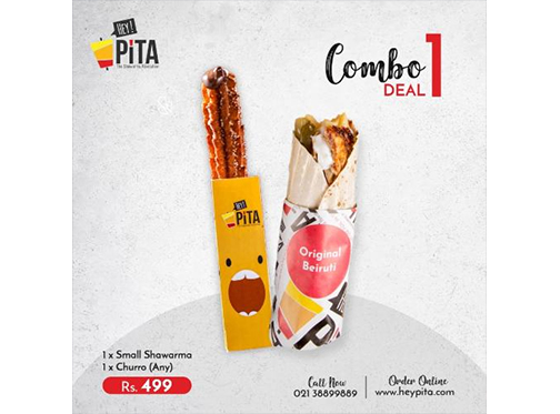 PITA - The Shawarma Revolution! Combo Deal 1 For Rs.499image-707