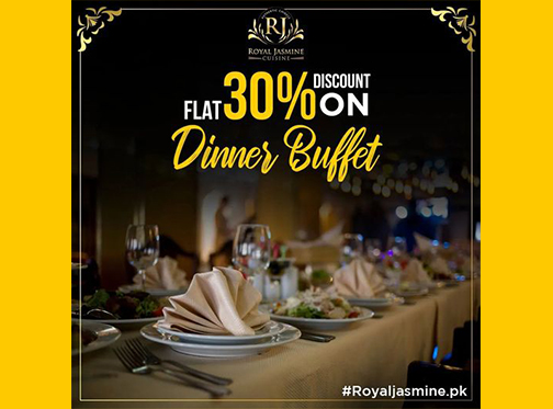 Royal Jasmine Get Flat 30% Discount On Dinner Buffetimage-322