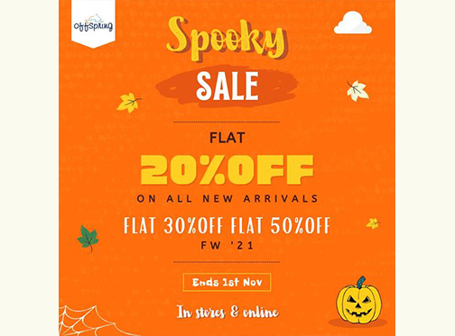 Offspring Weekend Fang-Tastically Spooky Sale! Flat 20% Offimage-826
