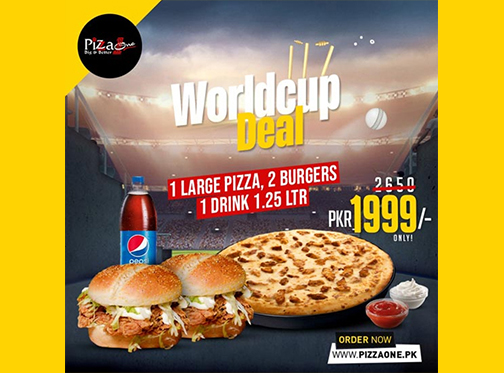 Pizza One World Cup Deal For Rs.1999image-720