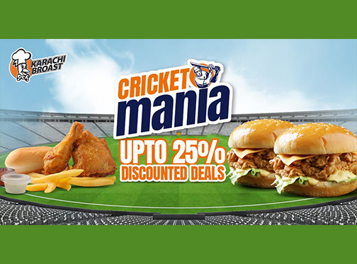 Karachi Broast! Cricket Mania - Upto 25% Discounted Dealsimage-723