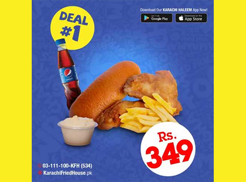 Karachi Fried House Tasty Deal 1 For Rs.349image-725