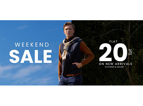 Equator Stores Weekend Sale! Flat 20% Off On New Arrivalimage-829