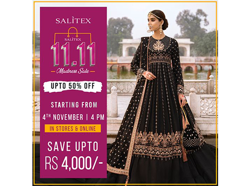 SALITEX 11.11 Sale! Upto 50% Off On Entire Stockimage-831