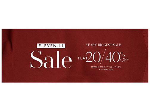 Khas Stores 11.11 Sale! Flat 20% & 40% Offimage-834