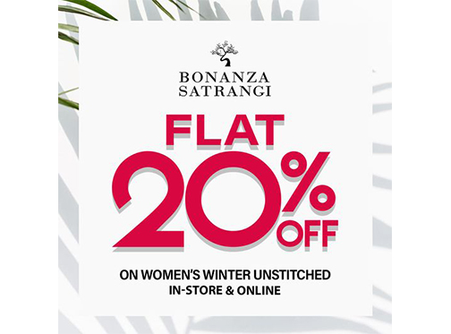 Bonanza Satrangi Flash Sale! Flat 20% Offimage-308