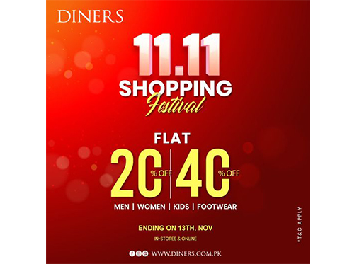 Diners 11.11 Sale Festival Flat 20% & 40% Offimage-840