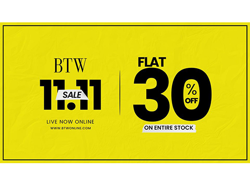 BTW - By The Way 11.11 Sale Flat 30% Offimage-1039