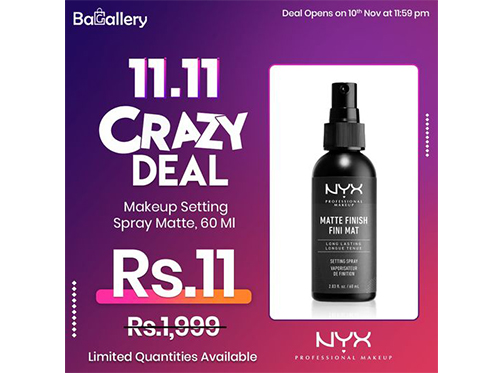 Bagallery 11.11 Sale! Rs. 11 Offers and Flash Hours Salesimage-313