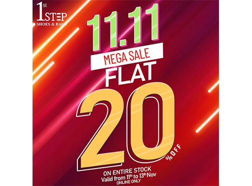 1st Step Shoes 11.11 Mega Sale Flat 20% Offimage-113