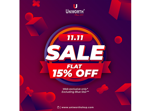 Uniworth 11.11 Sale!  Flat 15% Offimage-860
