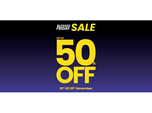 Breakout! Blessed Friday Sale! Upto 50% Offimage-322