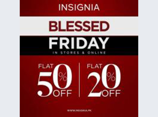 Insignia Blessed Friday Sale Flat 20% & 50% Offimage-240