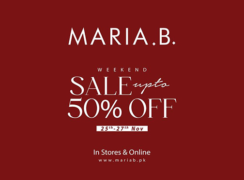 MARIA.B Weekend Sale Upto 50% Offimage-892